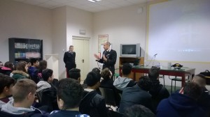 Lezione con i Carabinieri all'IIS Faravelli