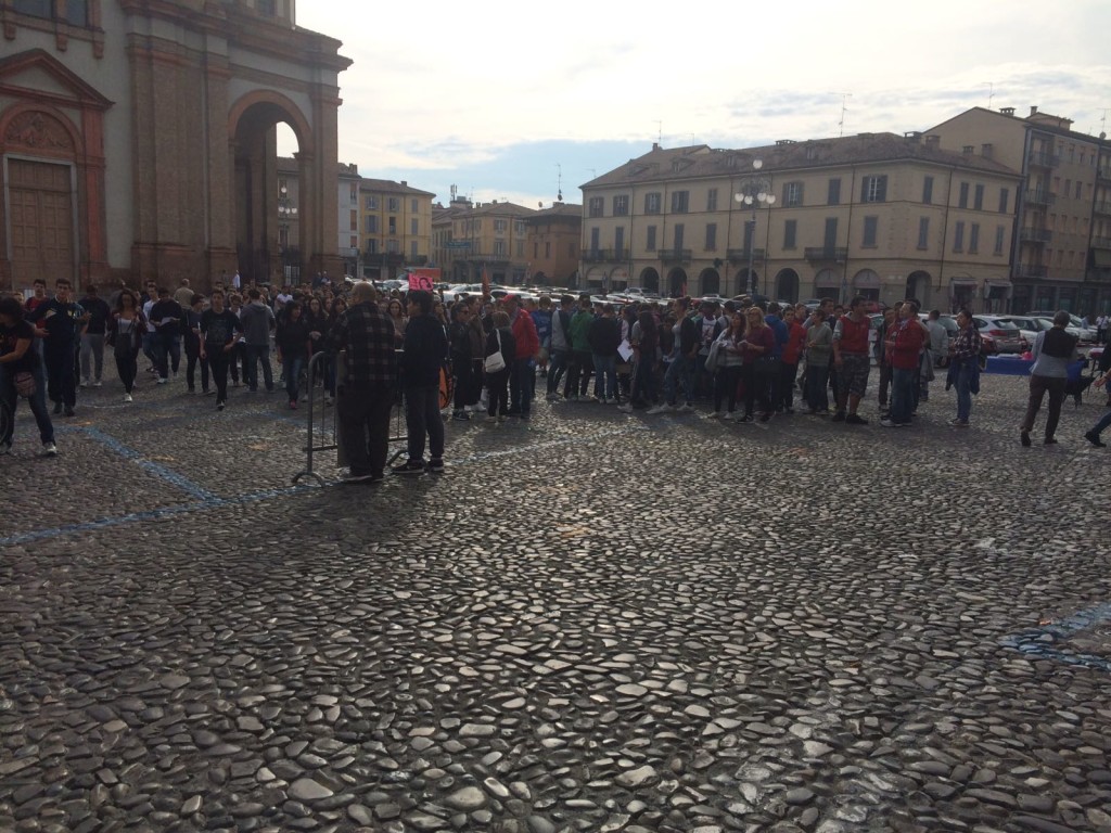 In piazza Duomo